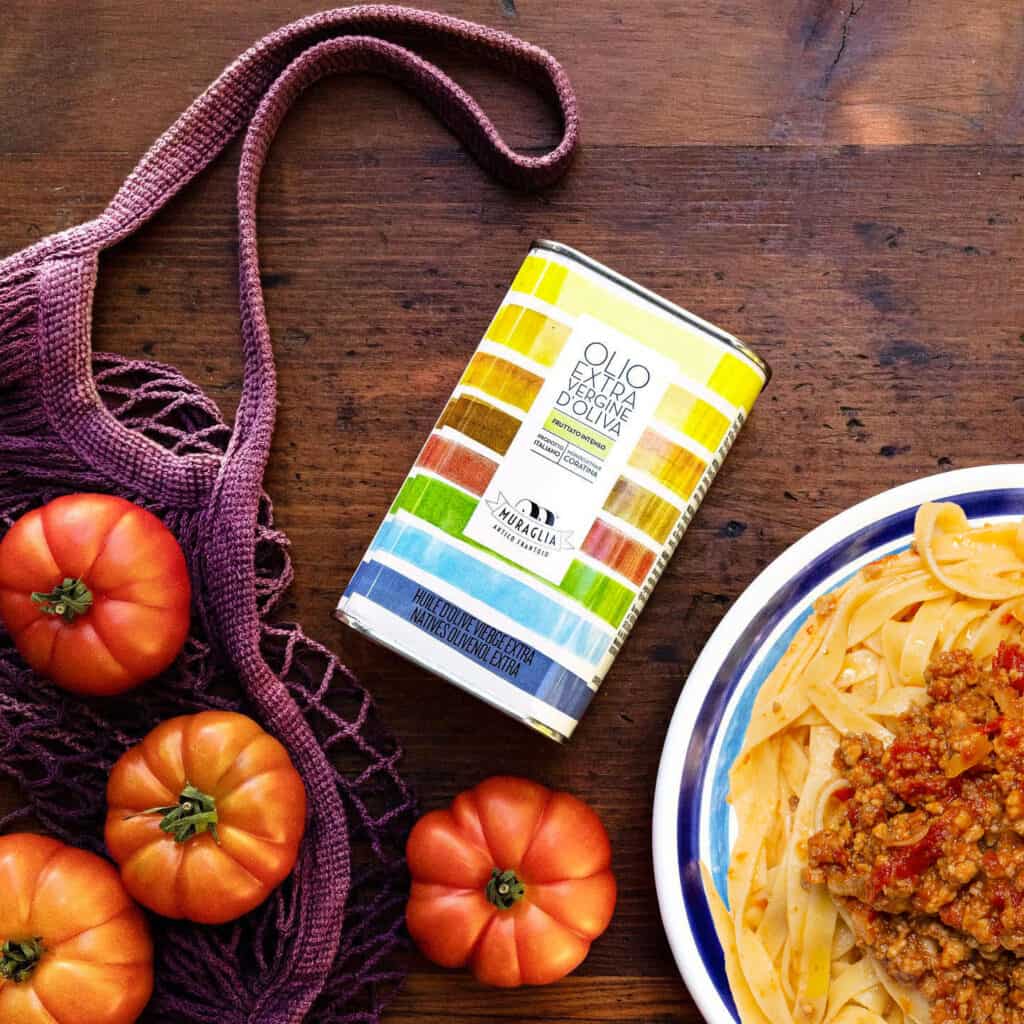 Ragù pugliese con olio extravergine