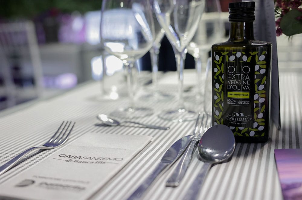 Olio extravergine ufficiale casa Festival di Sanremo