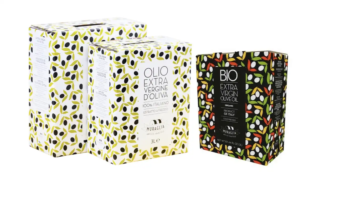 Foto dei due tipi di bag in box in vendita